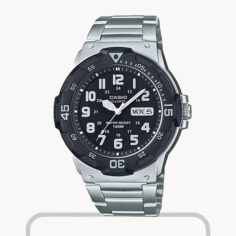 Casio Black Dial Casual Men's Watch- MRW-200HD-1BV